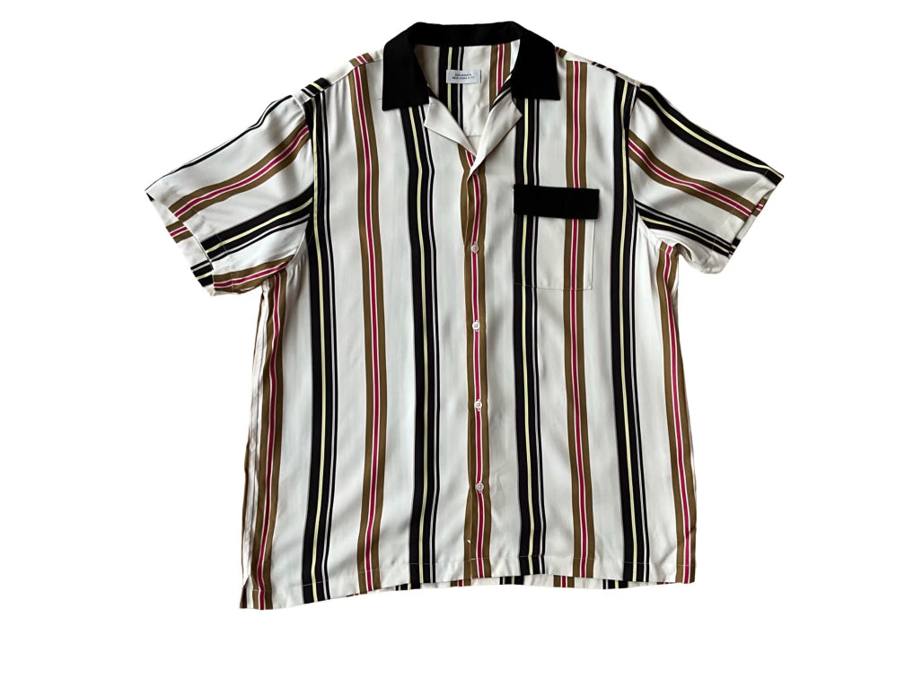 Striped, button up, Short sleeve t-shirt